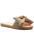 Manebi Espadrile Sandals With Bow K 1.1 J0 Bež - Pepit.si