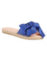 Manebi Espadrile Sandals With Bow O 1.6 J0 Modra - Pepit.si