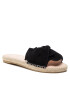 Manebi Espadrile Sandals With Knot K 1.0 Črna - Pepit.si