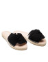 Manebi Espadrile Sandals With Knot K 1.0 Črna - Pepit.si