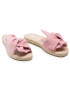 Manebi Espadrile Sandals With Knot M 1.4 JK Roza - Pepit.si