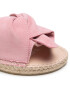 Manebi Espadrile Sandals With Knot M 1.4 JK Roza - Pepit.si