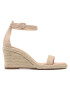 Manebi Espadrile Wedge Sandals M 1.1 Wg Bež - Pepit.si