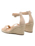 Manebi Espadrile Wedge Sandals M 1.1 Wg Bež - Pepit.si