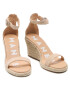 Manebi Espadrile Wedge Sandals M 1.1 Wg Bež - Pepit.si