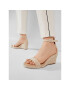 Manebi Espadrile Wedge Sandals M 1.1 Wg Bež - Pepit.si