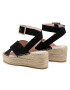 Manebi Espadrile Wedges W Belt K 1.0 Wb Črna - Pepit.si