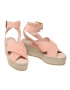 Manebi Espadrile Wedges W Belt W 1.4 Wb Roza - Pepit.si