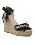 Manebi Espadrile X Wedges Valenciana G 4.2 WF Črna - Pepit.si