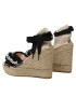 Manebi Espadrile X Wedges Valenciana G 4.2 WF Črna - Pepit.si