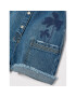 Mayoral Jeans hlače z naramnicami 3667 Modra Regular Fit - Pepit.si