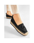 MICHAEL Michael Kors Espadrile Lenny Espadrille 40S1LNFP2D Črna - Pepit.si