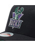 Mitchell & Ness Kapa s šiltom Milwaukee Bucks HHSSINTL102 Črna - Pepit.si