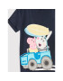 NAME IT Majica PEPPA PIG 13199830 Mornarsko modra Regular Fit - Pepit.si