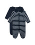 NAME IT Set 2 parov pajacov Nightsuit 13183449 Mornarsko modra Regular Fit - Pepit.si