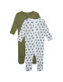 NAME IT Set 2 parov pajacov Nightsuit 13189127 Zelena Regular Fit - Pepit.si