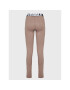 NEBBIA Spodnji del trenirke Iconic 408 Rjava Relaxed Fit - Pepit.si