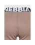 NEBBIA Spodnji del trenirke Iconic 408 Rjava Relaxed Fit - Pepit.si