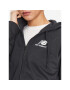 New Balance Jopa NB Essentials Stacked Logo Full Zip Hoodie WJ31530 Črna Regular Fit - Pepit.si