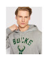 New Era Jopa Milwaukee Bucks Team Logo 11546172 Siva Regular Fit - Pepit.si