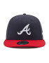 New Era Kapa s šiltom Atlanta Braves MLB OTC 9Fifty 60245396 Črna - Pepit.si