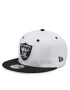 New Era Kapa White Crown Patch 950 Raiders 60364275 Bela - Pepit.si