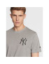 New Era Majica New Yorki Yankees Logo Infill 60284719 Siva Regular Fit - Pepit.si