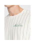 New Era Majica Pinstripe 60284642 Bela Oversize - Pepit.si