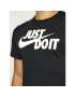 Nike Majica Just Do It Swoosh AR5006 Črna Regular Fit - Pepit.si