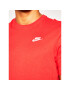 Nike Majica Sportswear Club AR4997 Rdeča Regular Fit - Pepit.si