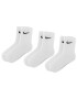 Nike Set 3 parov unisex visokih nogavic SX7676 100 Bela - Pepit.si