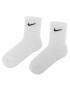 Nike Set 3 parov unisex visokih nogavic SX7676 100 Bela - Pepit.si