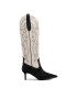 Nine West Kavbojski škornji ZARIYA 909001 Črna - Pepit.si