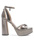 Nine West Sandali AAHIDA ZL23002CC Srebrna - Pepit.si