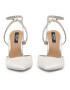 Nine West Sandali ALMAAS SJ1483-2 Bela - Pepit.si