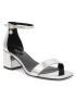 Nine West Sandali ERMINA FF-2308 Srebrna - Pepit.si