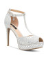 Nine West Sandali NISA SY015-1NW Srebrna - Pepit.si