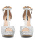 Nine West Sandali NISA SY015-1NW Srebrna - Pepit.si