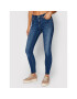 Noisy May Jeans hlače Lucy 27016460 Mornarsko modra Skinny Fit - Pepit.si