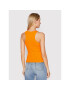 Noisy May Top Paula 27020865 Oranžna Slim Fit - Pepit.si