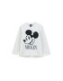 Original Marines Bluza MICKEY MOUSE DCAV3521F Bela Regular Fit - Pepit.si