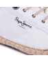 Pepe Jeans Espadrile Tourist Island W PLS10398 Bela - Pepit.si