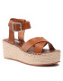 Pepe Jeans Espadrile Witney Ella PLS90490 Rjava - Pepit.si