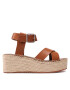 Pepe Jeans Espadrile Witney Ella PLS90490 Rjava - Pepit.si