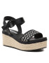 Pepe Jeans Espadrile Witney Jacquard PLS90594 Črna - Pepit.si