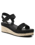 Pepe Jeans Espadrile Witney Logo PLS90551 Črna - Pepit.si