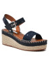 Pepe Jeans Espadrile Witney Logo PLS90551 Mornarsko modra - Pepit.si