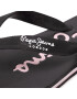 Pepe Jeans Japonke Bay Beach Brand W PLS70124 Črna - Pepit.si