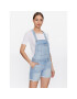 Pepe Jeans Jeans hlače z naramnicami Abby Fabby PL230445 Modra Regular Fit - Pepit.si