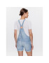 Pepe Jeans Jeans hlače z naramnicami Abby Fabby PL230445 Modra Regular Fit - Pepit.si